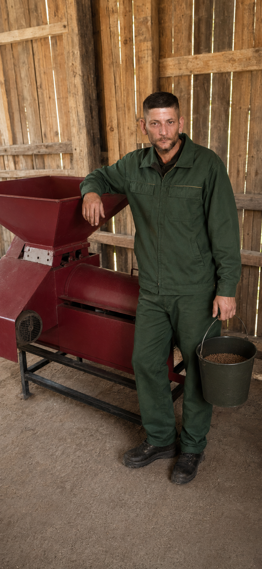 Dezső responsible for seed cleaning and quality control at JH Forest Seeds